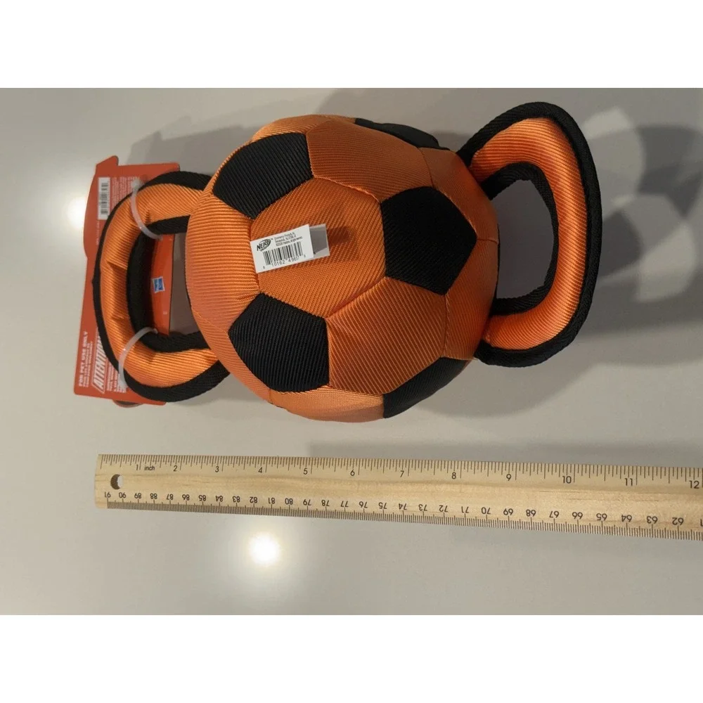 Nerf Dog Crinkle & Squeak Dog Toy Ball Halloween Squeaky Nylon